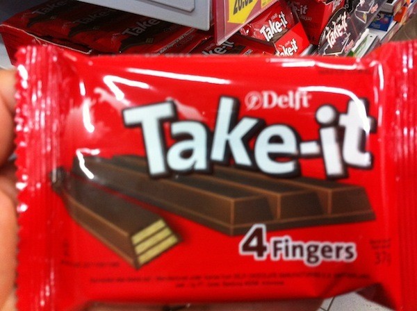Take-it 4Fingers Chocolate Bar From Bali