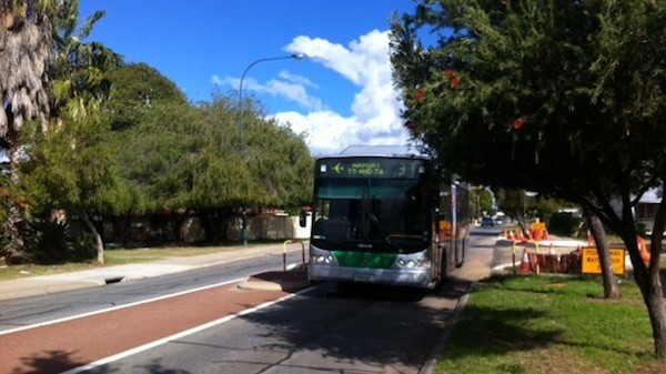 Perth Number 37 Bus From The Perth International Airport